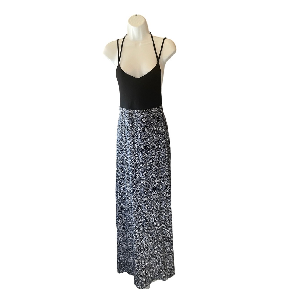 Hurley Womens Y2K Boho Surfer Halter Neck Maxi Dress Coastal Small Festival